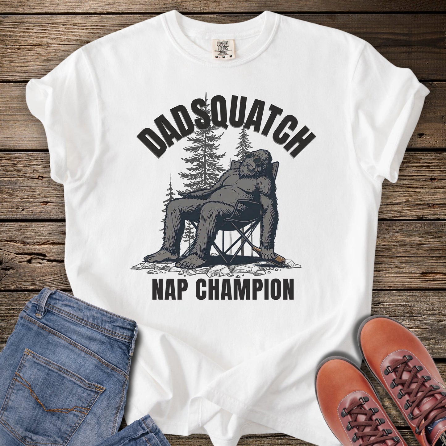Dadsquatch Nap Champion T-Shirt