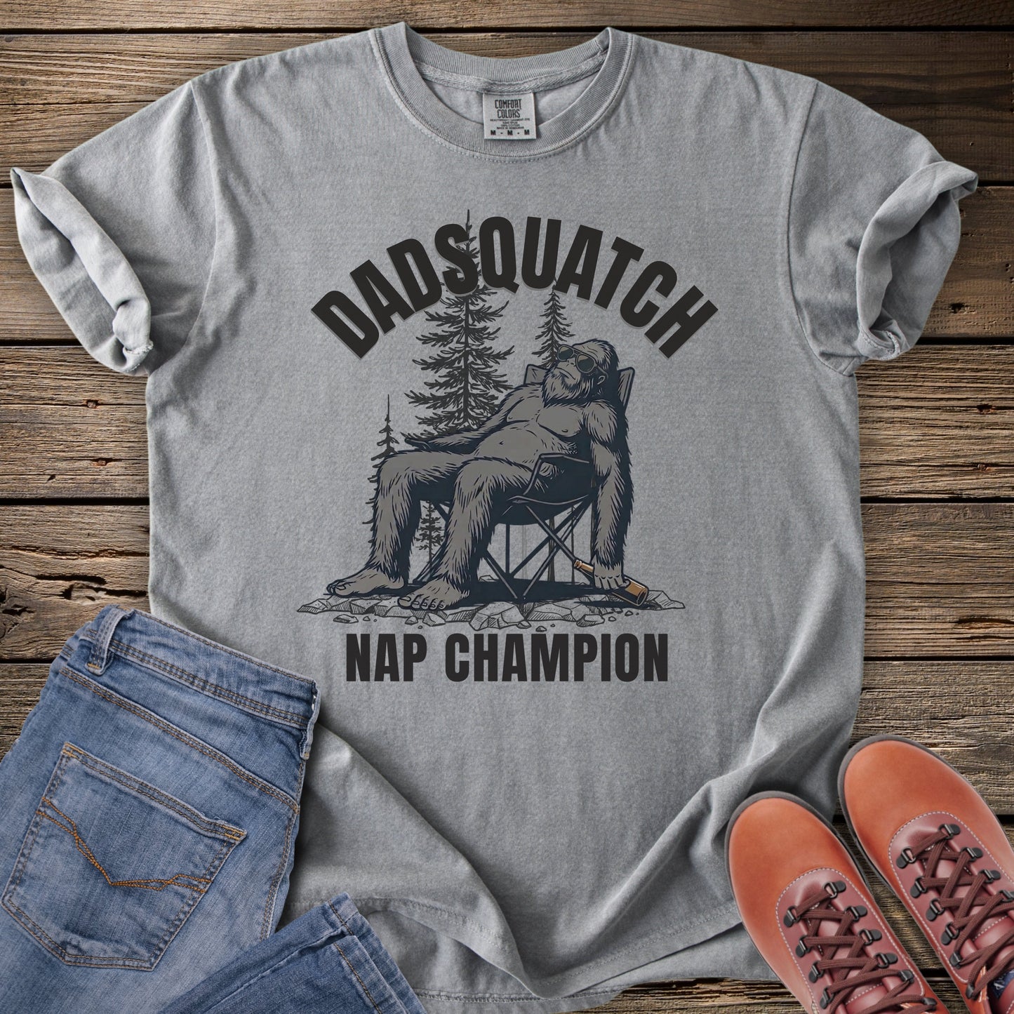 Dadsquatch Nap Champion T-Shirt