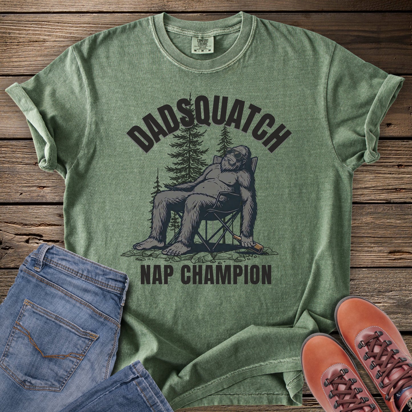 Dadsquatch Nap Champion T-Shirt