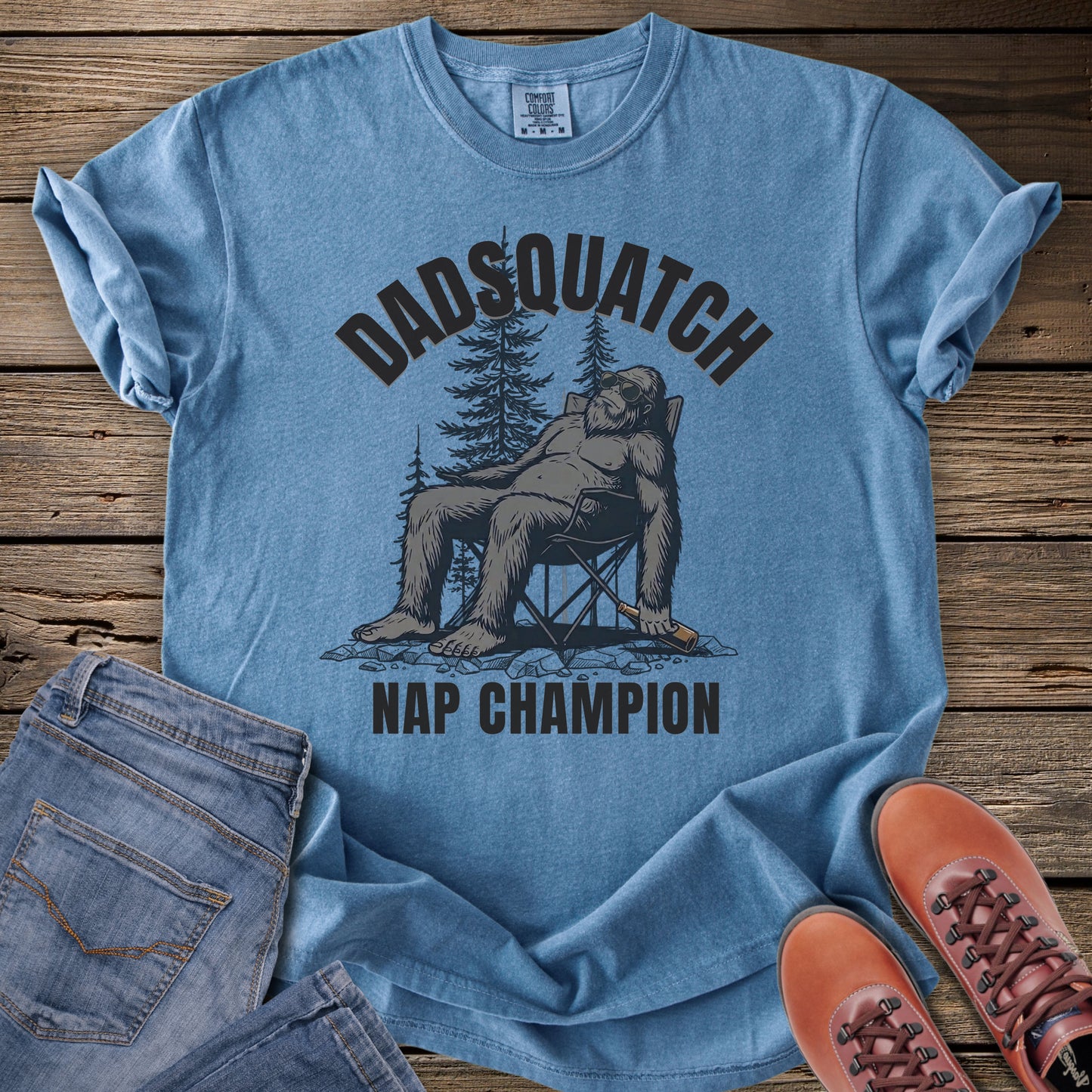 Dadsquatch Nap Champion T-Shirt