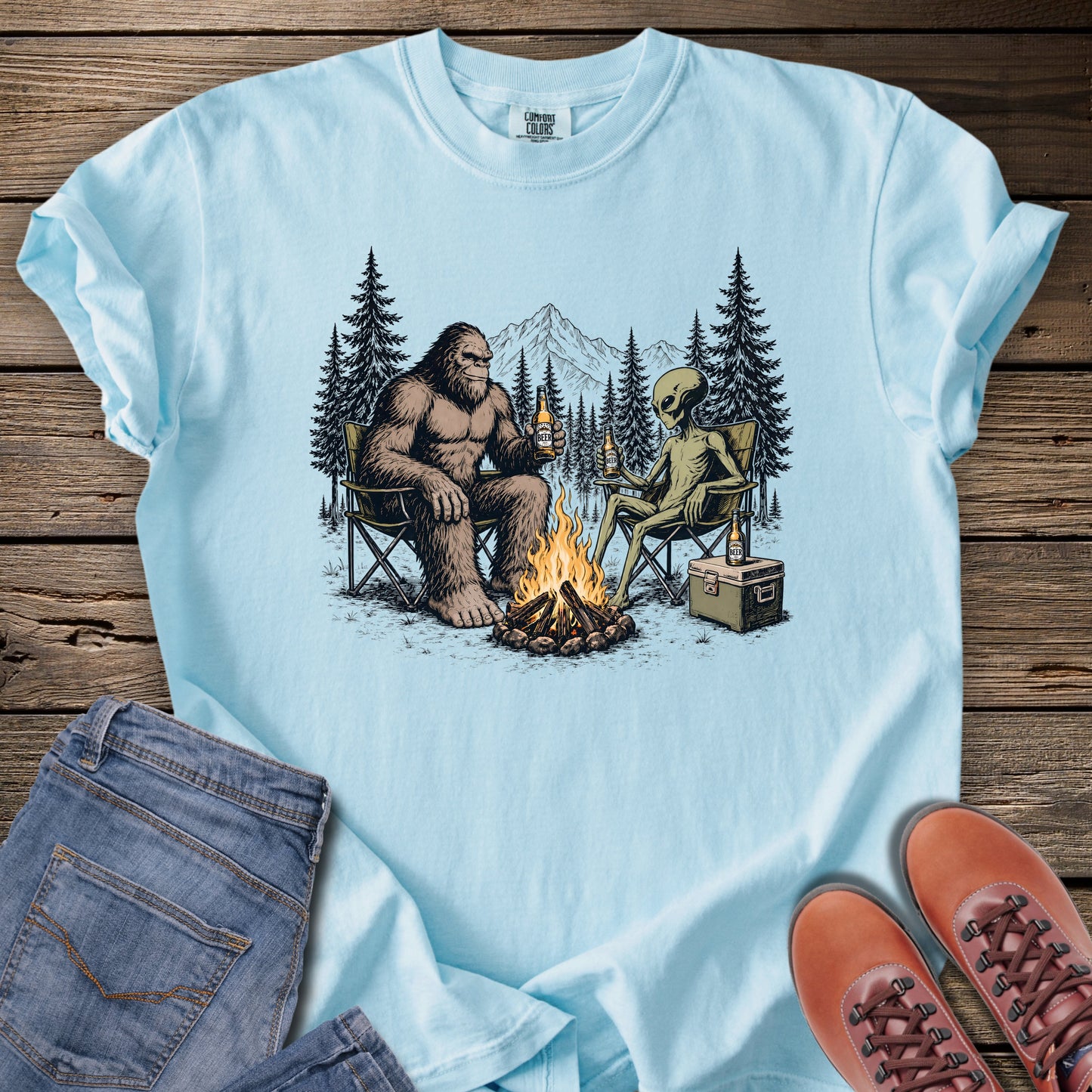 Cryptid Campfire Friends T-Shirt