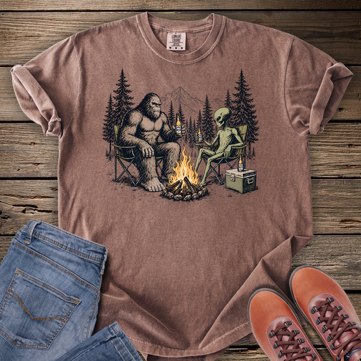 Cryptid Campfire Friends T-Shirt