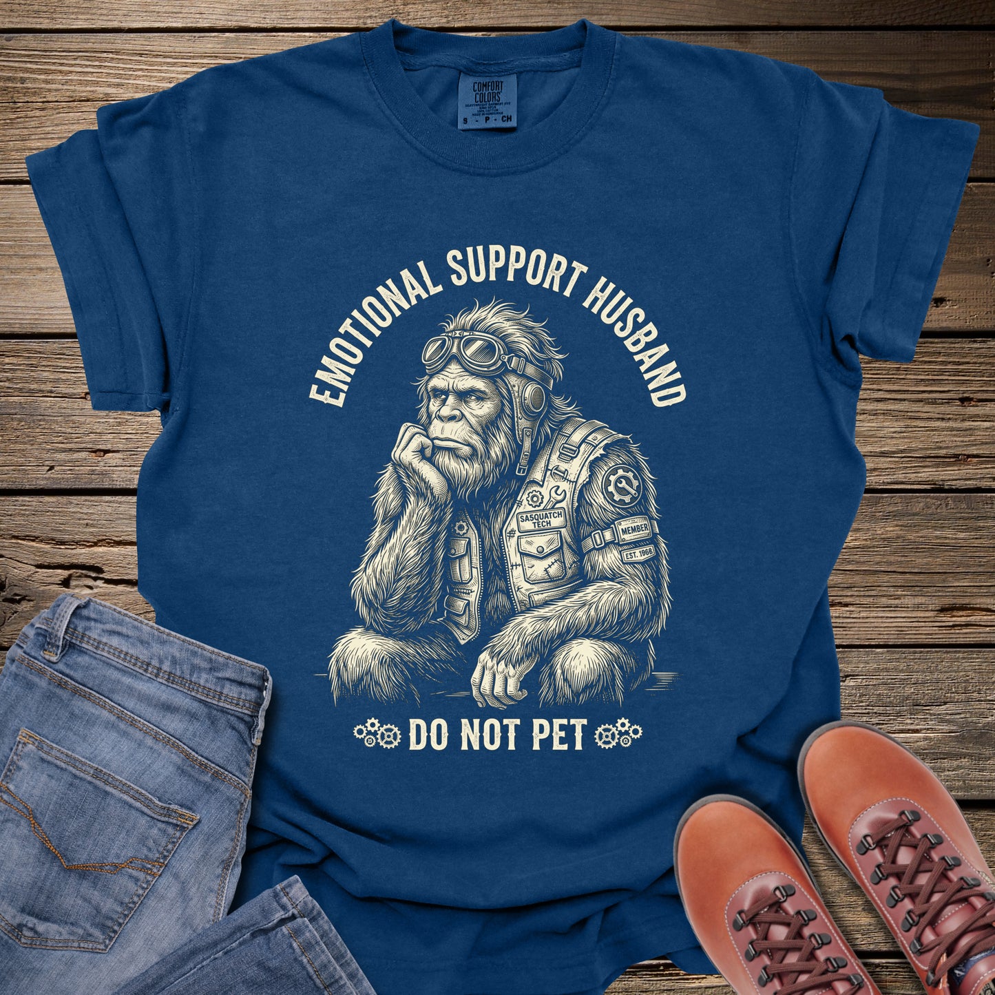 Emotional Support Husband T-Shirt - Do Not Pet