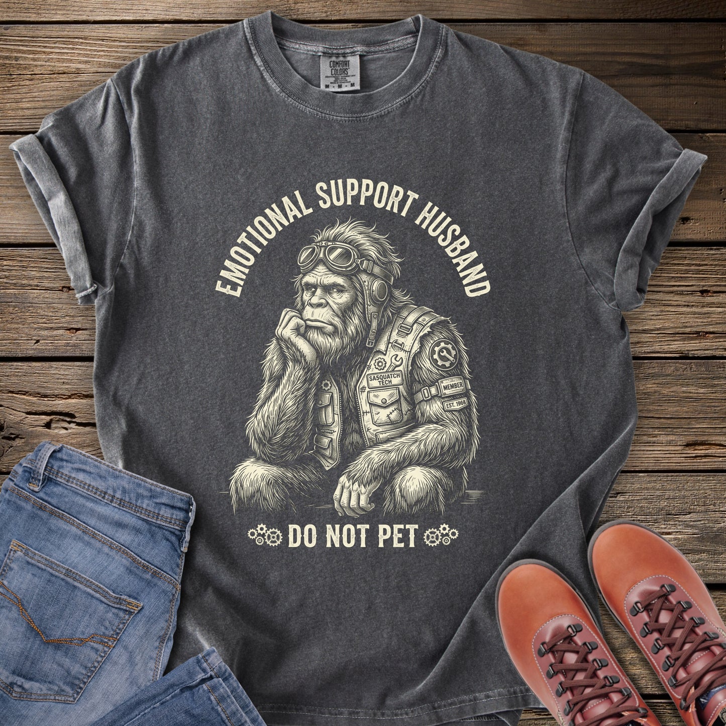 Emotional Support Husband T-Shirt - Do Not Pet