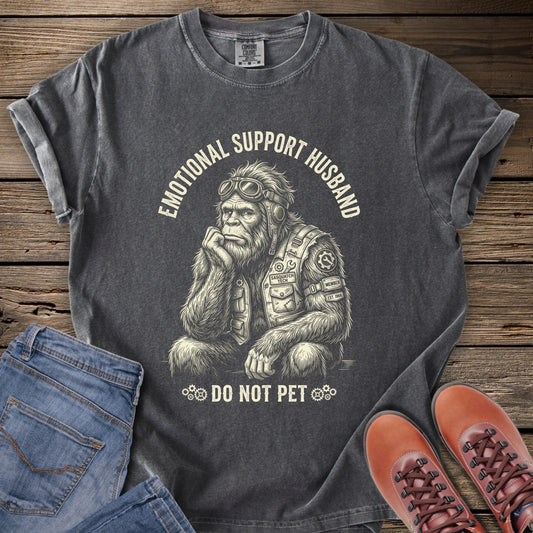 Emotional Support Husband T-Shirt - Do Not Pet