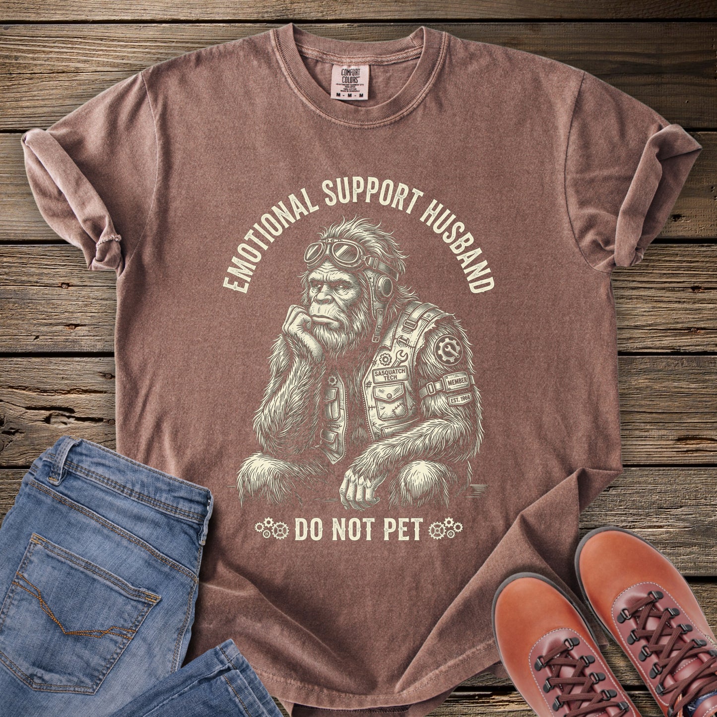 Emotional Support Husband T-Shirt - Do Not Pet