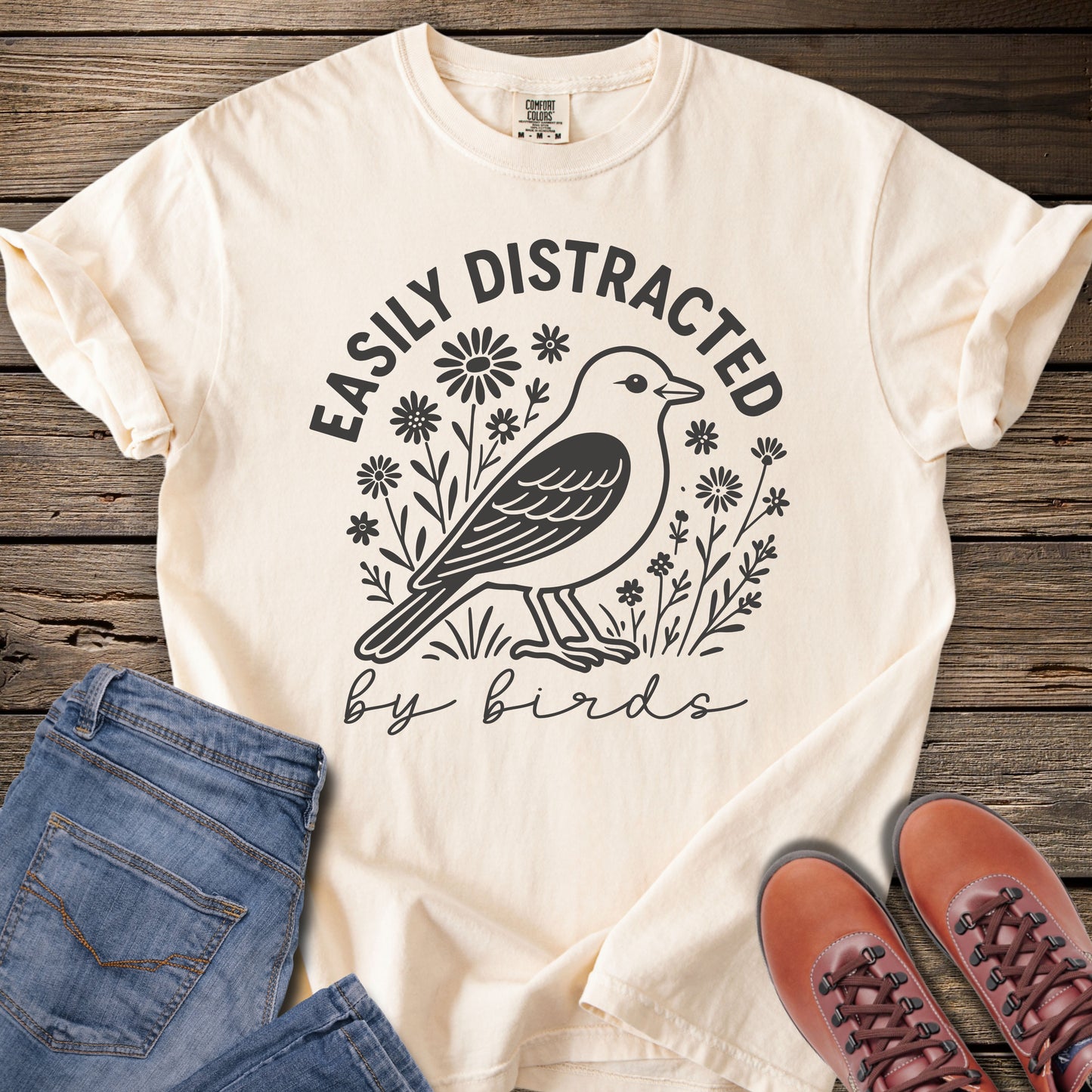 Easily Distracted by Birds T-Shirt
