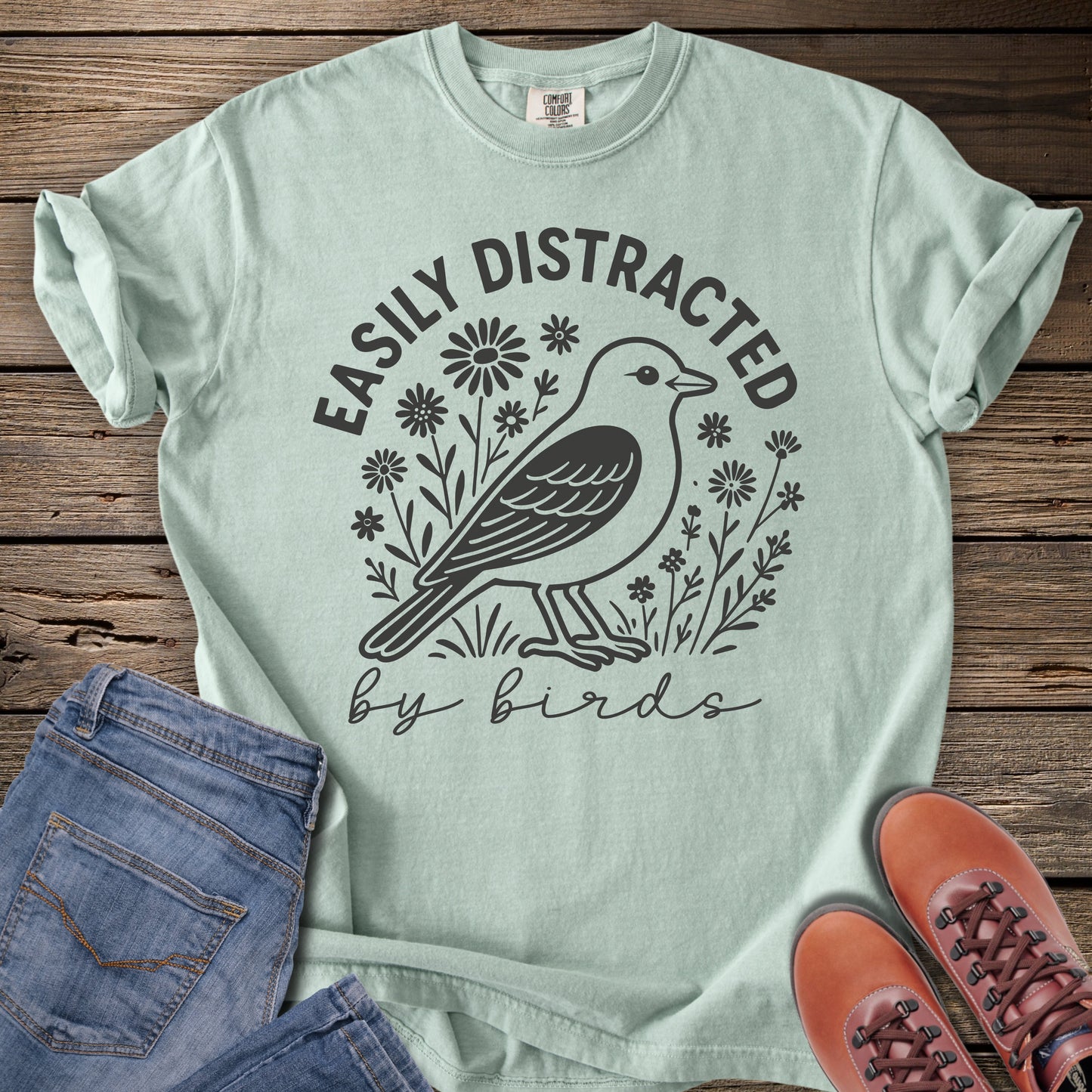 Easily Distracted by Birds T-Shirt