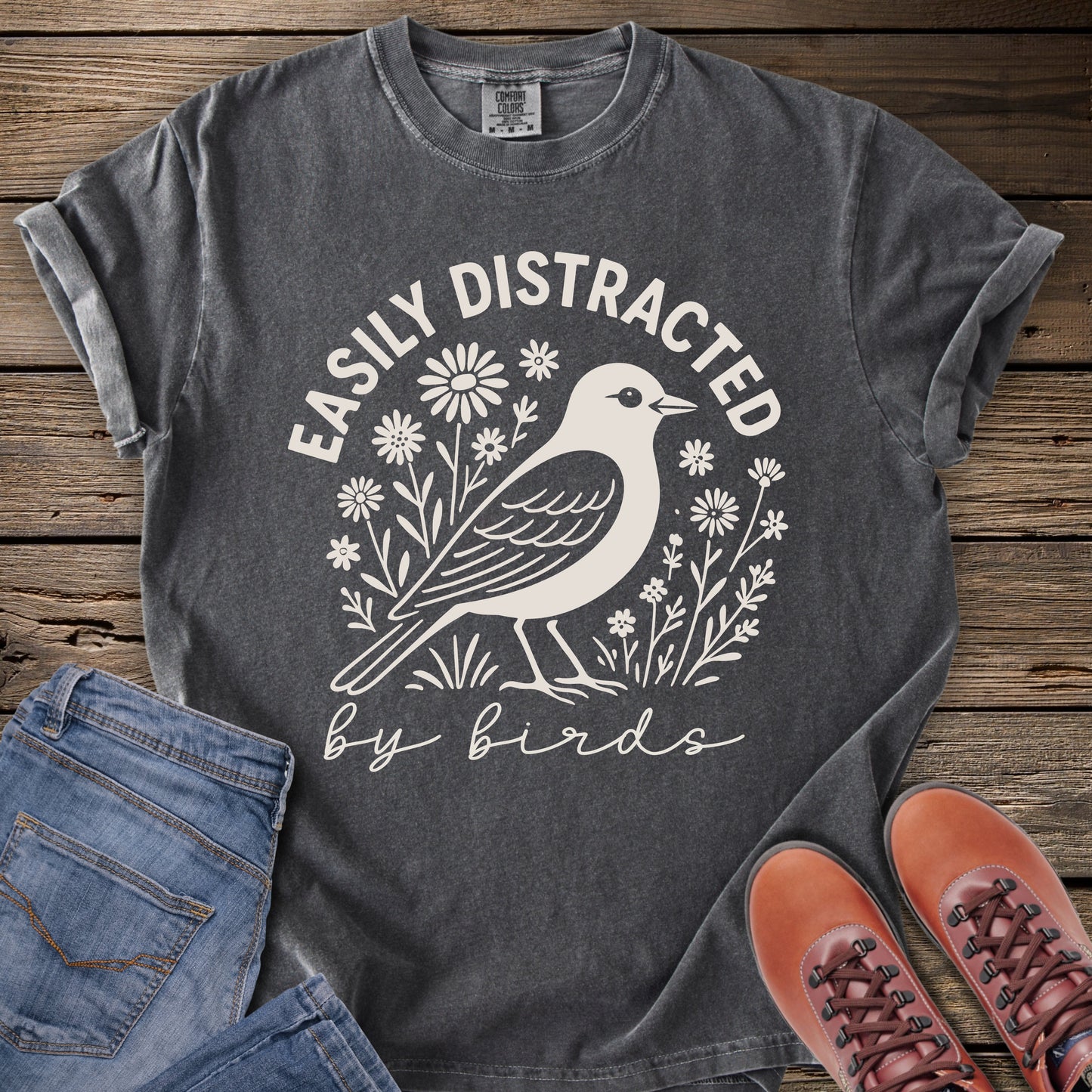 Easily Distracted by Birds T-Shirt