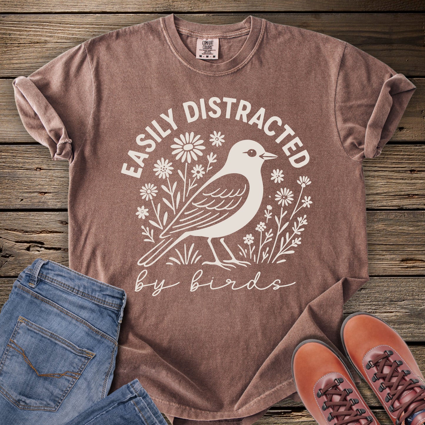 Easily Distracted by Birds T-Shirt