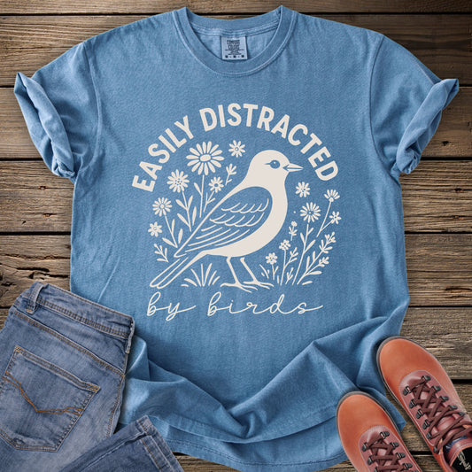 Easily Distracted by Birds T-Shirt