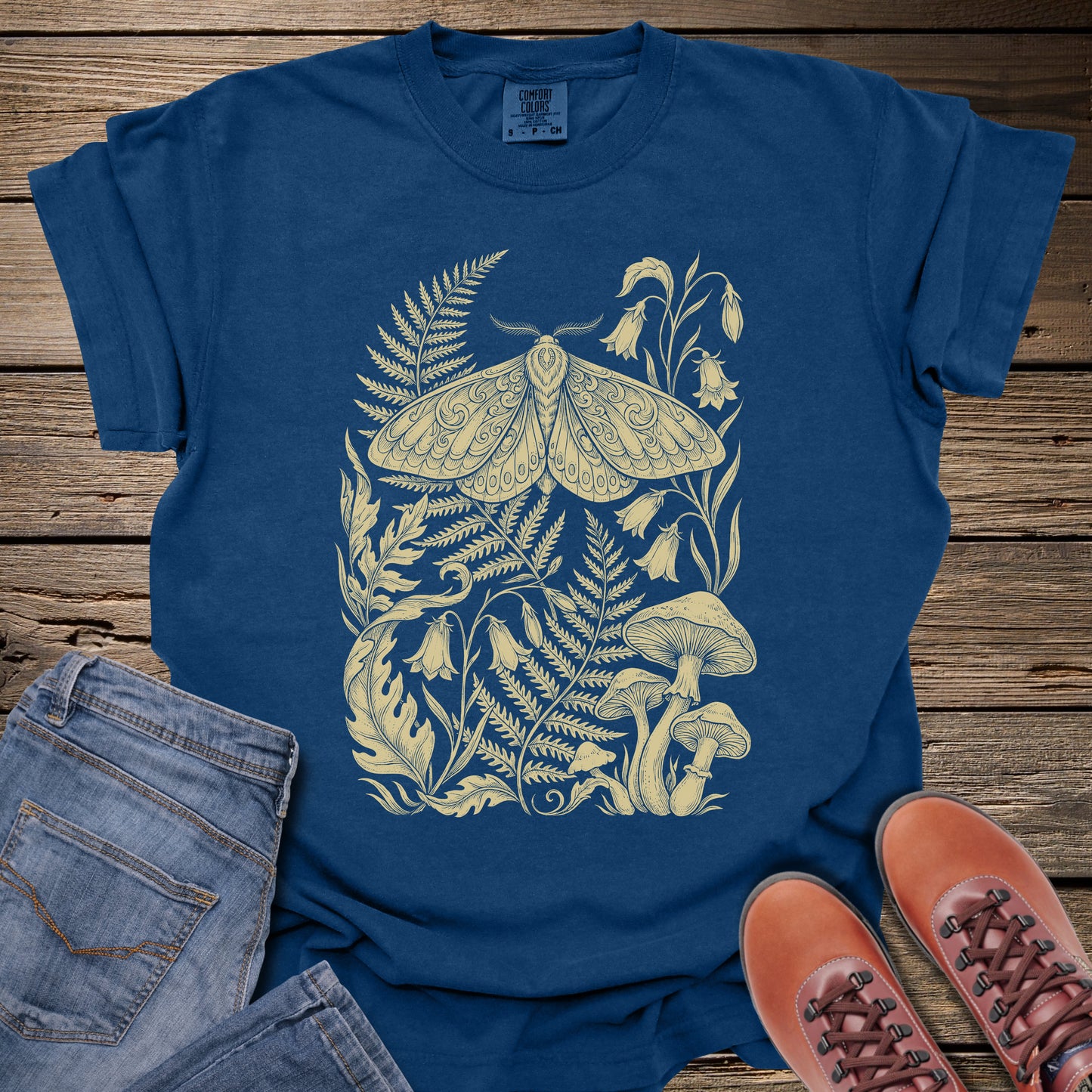 Moth & Mushroom Botanical T-Shirt