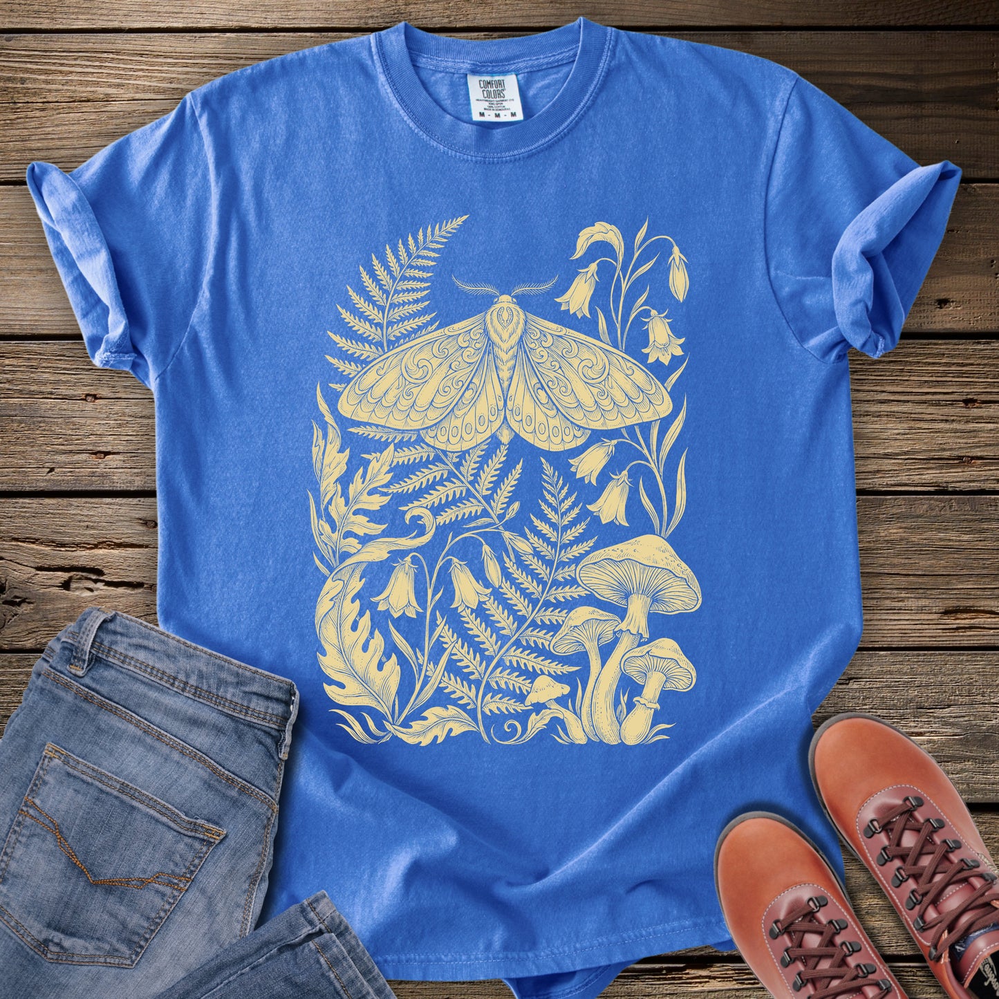 Moth & Mushroom Botanical T-Shirt