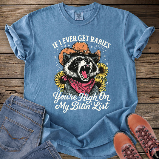 Humor Raccoon Western T-Shirt
