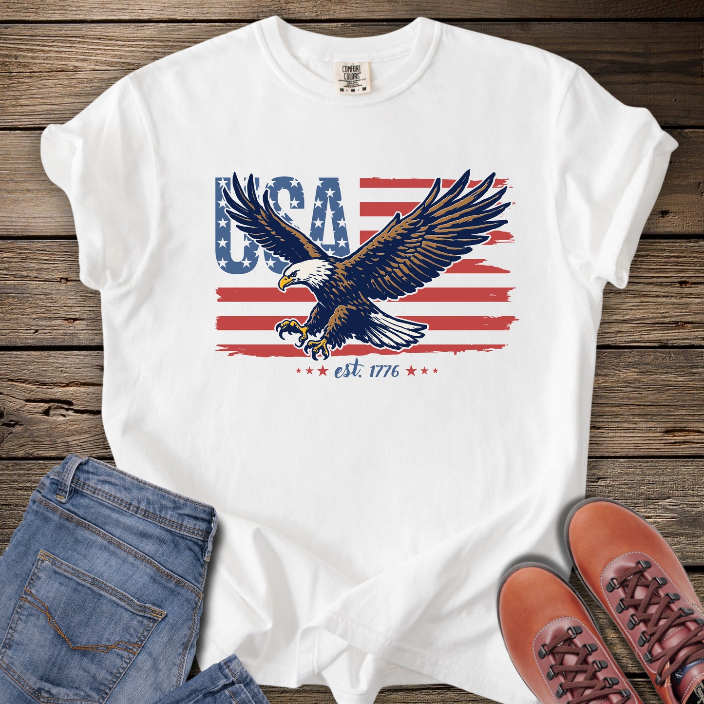 Patriotic Eagle USA T-Shirt