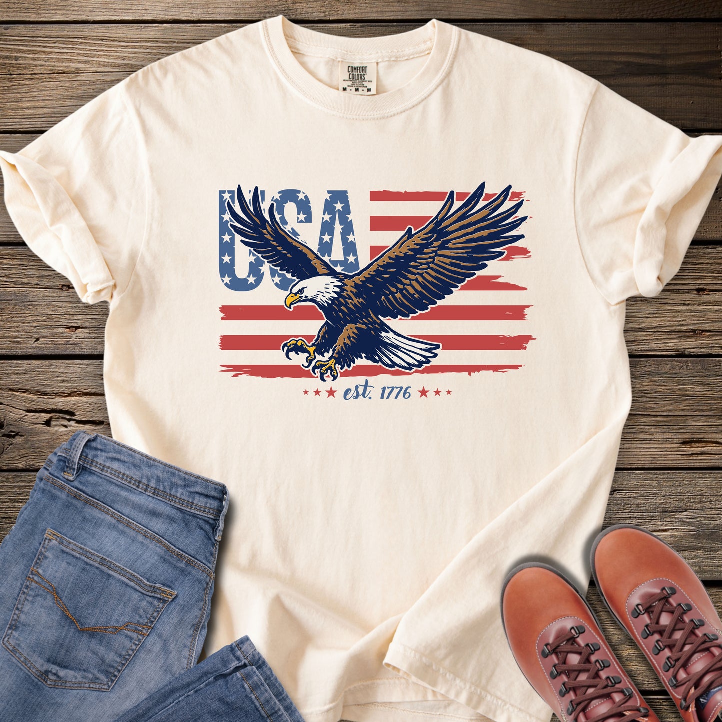 Patriotic Eagle USA T-Shirt