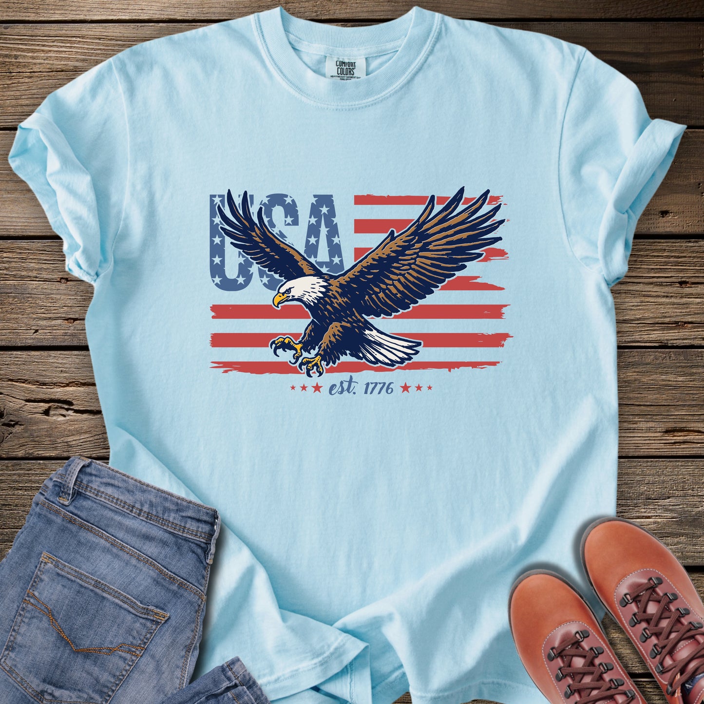 Patriotic Eagle USA T-Shirt