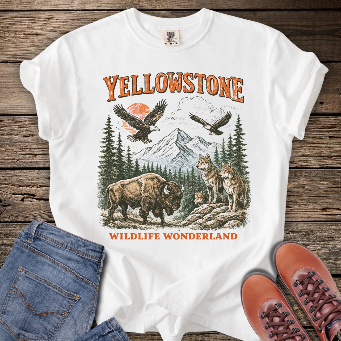 Yellowstone Wildlife Wonderland T-Shirt