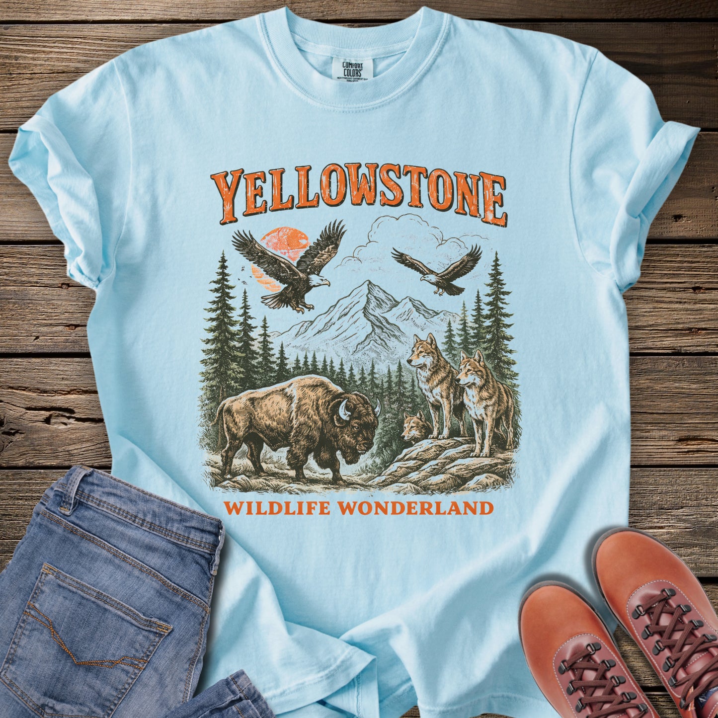 Yellowstone Wildlife Wonderland T-Shirt