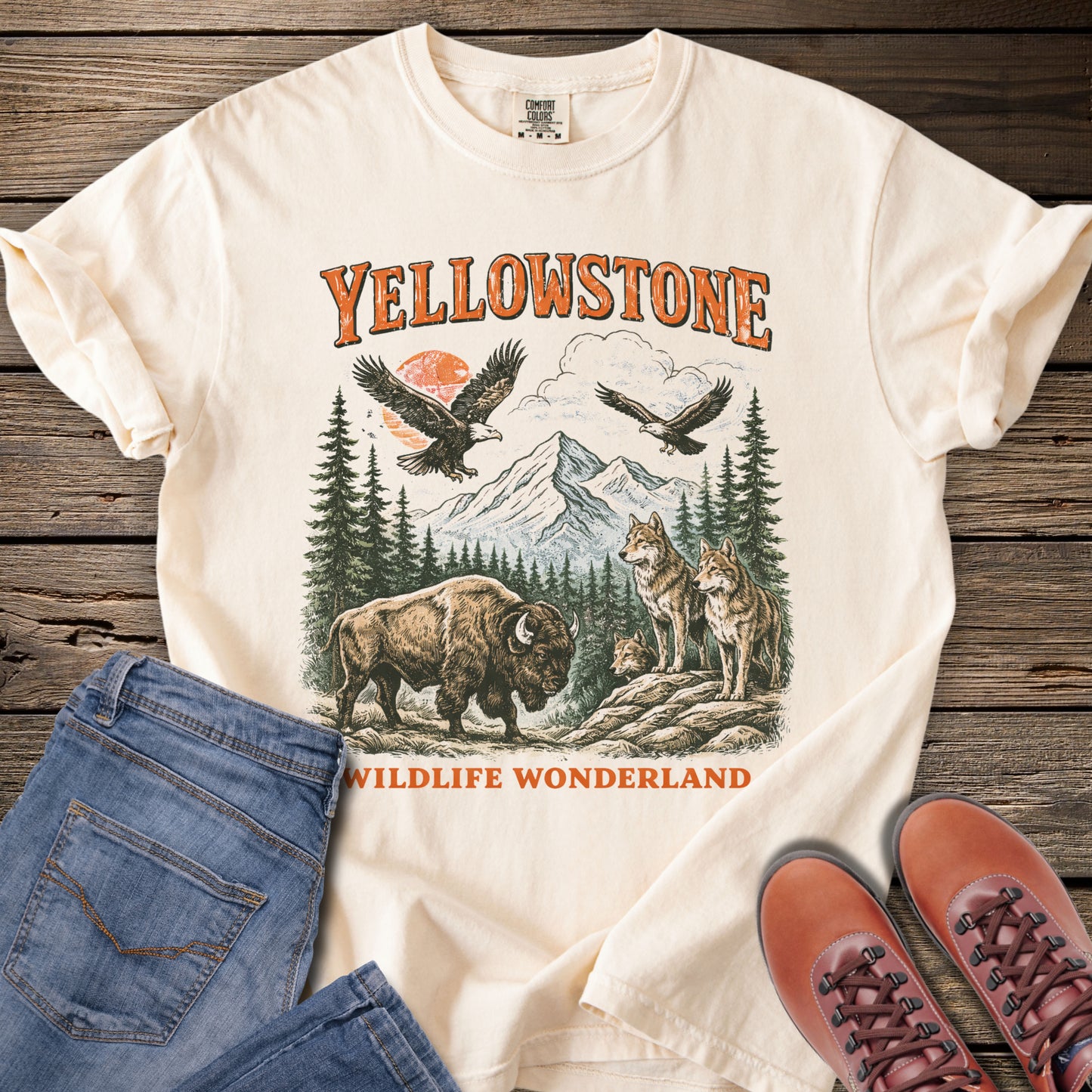 Yellowstone Wildlife Wonderland T-Shirt