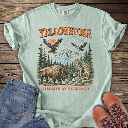 Yellowstone Wildlife Wonderland T-Shirt