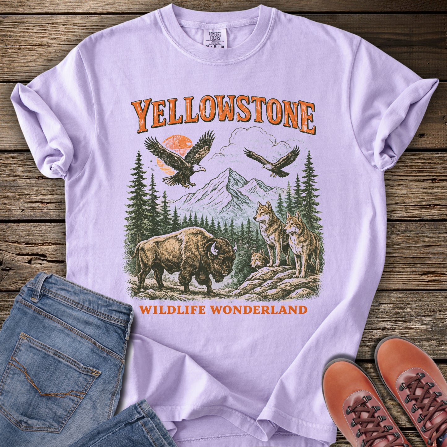 Yellowstone Wildlife Wonderland T-Shirt
