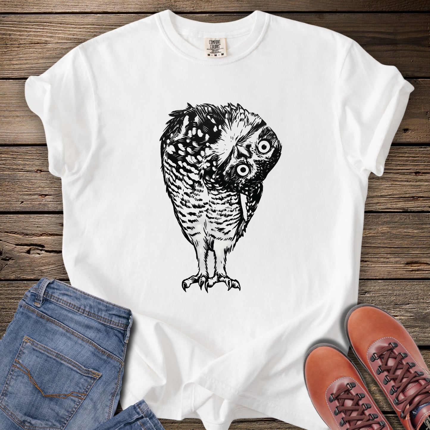 Hoot You Looking At? Owl T-Shirt