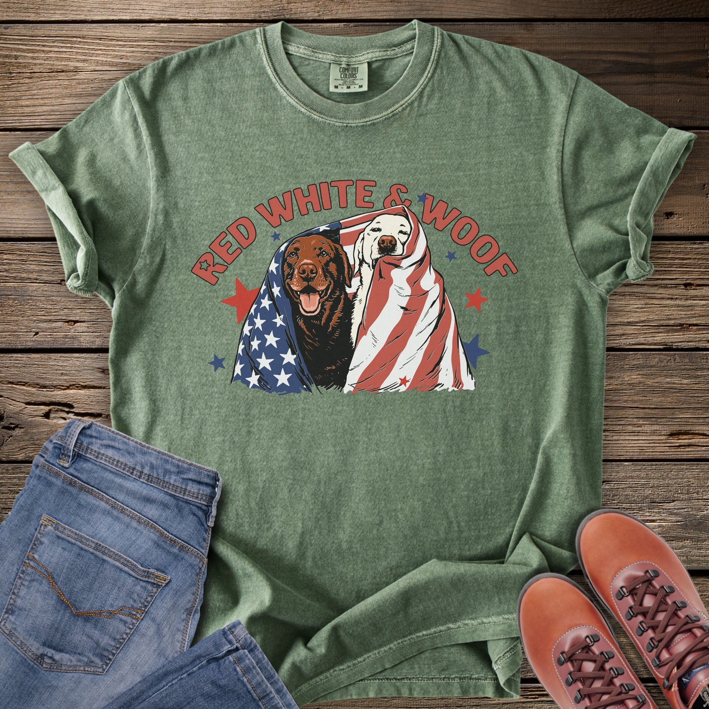 Red White & Woof T-Shirt