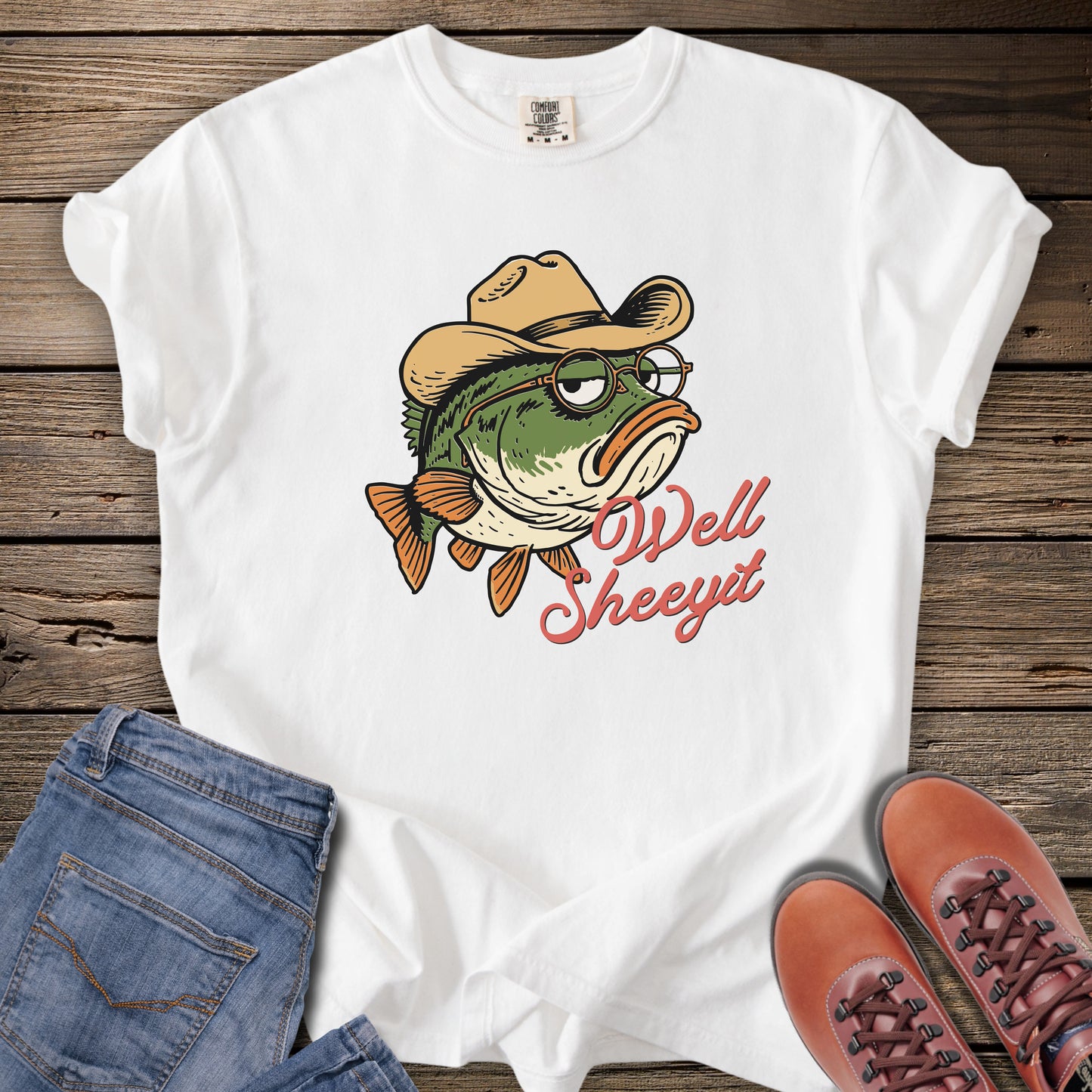 Fishing Bass Well, Sheeyit T-Shirt