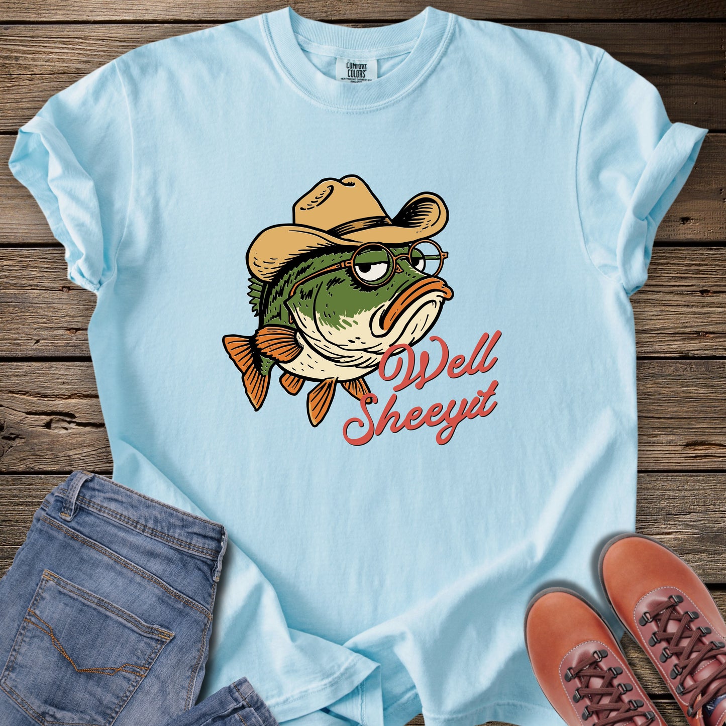 Fishing Bass Well, Sheeyit T-Shirt