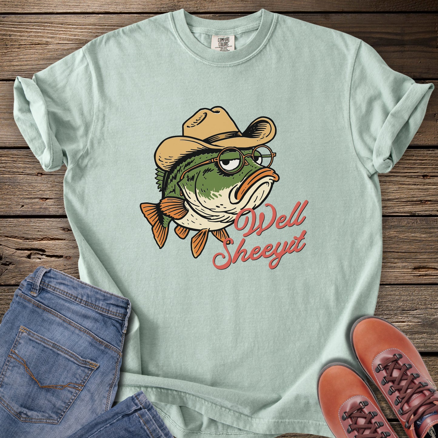 Fishing Bass Well, Sheeyit T-Shirt