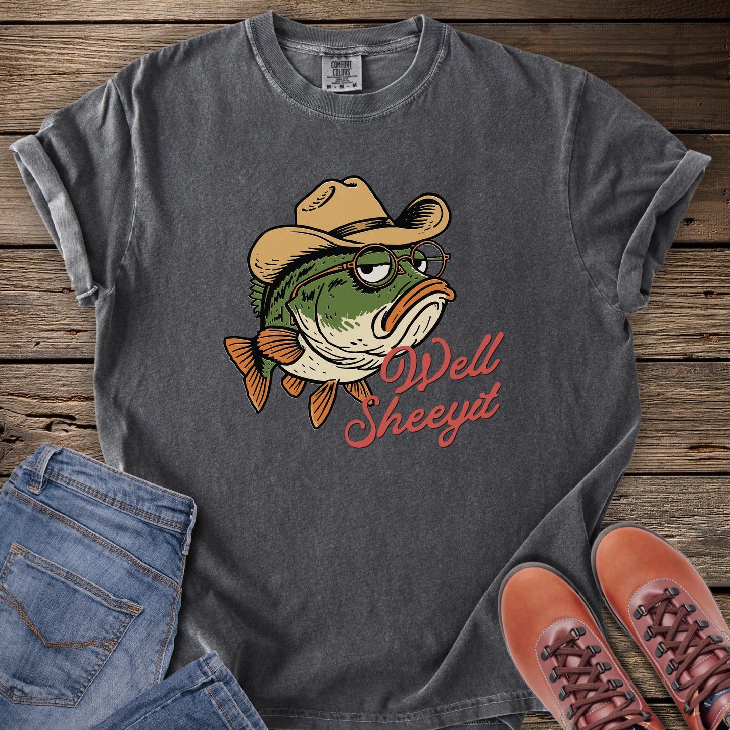 Fishing Bass Well, Sheeyit T-Shirt