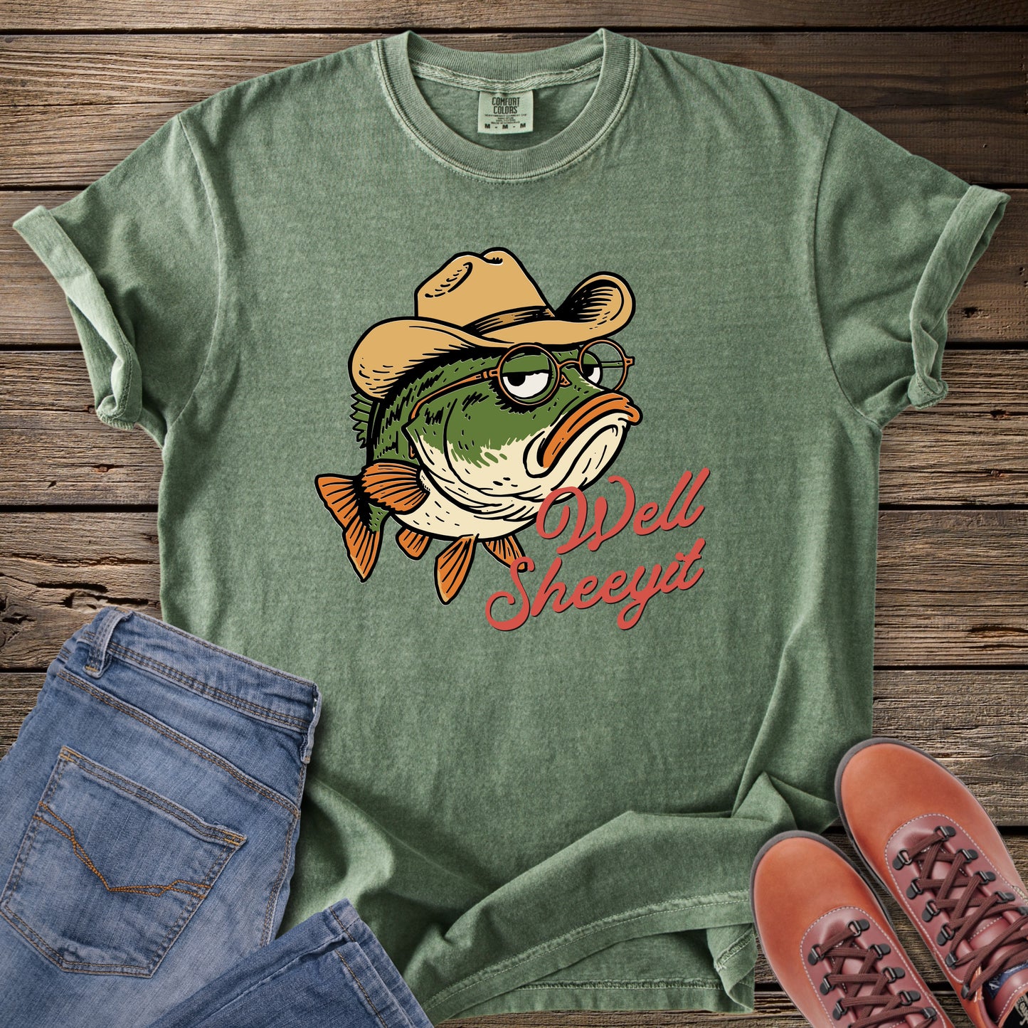 Fishing Bass Well, Sheeyit T-Shirt