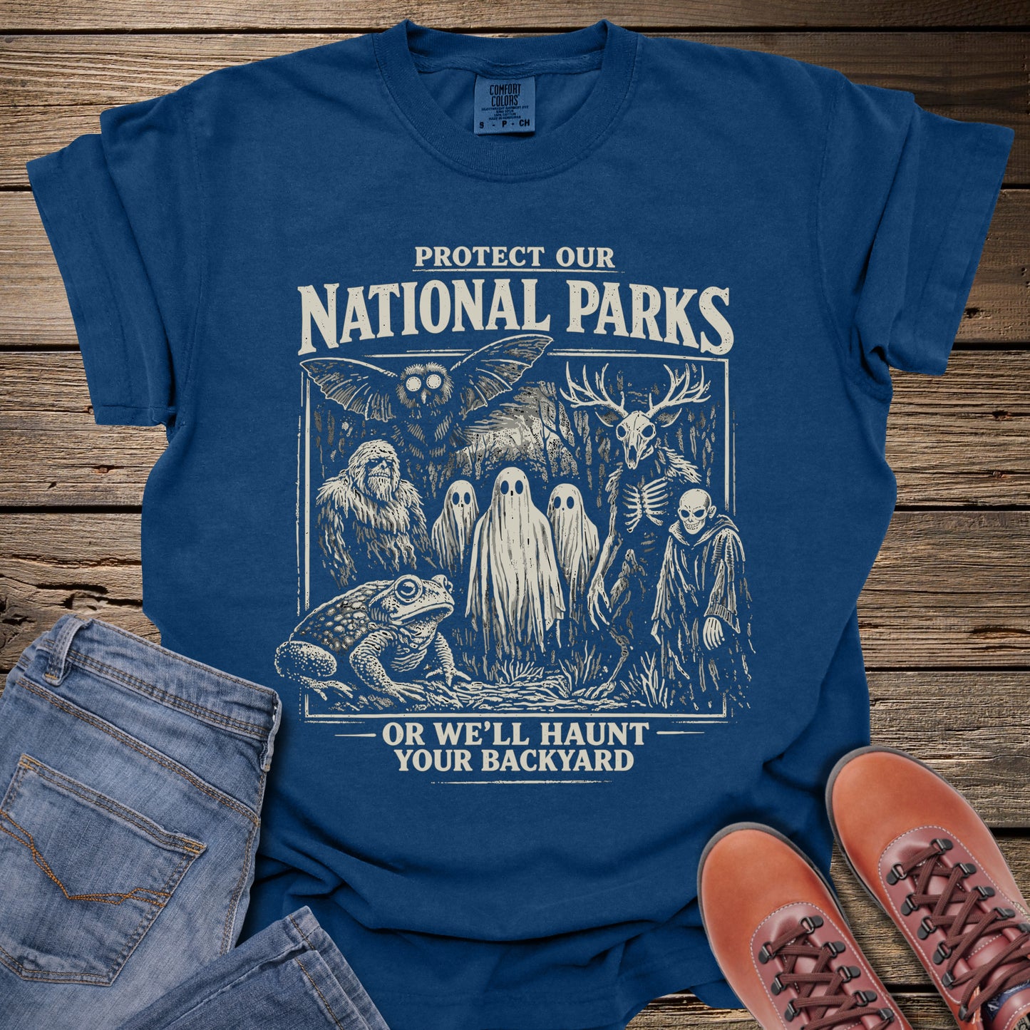 Protect Our National Parks Cryptids T-Shirt