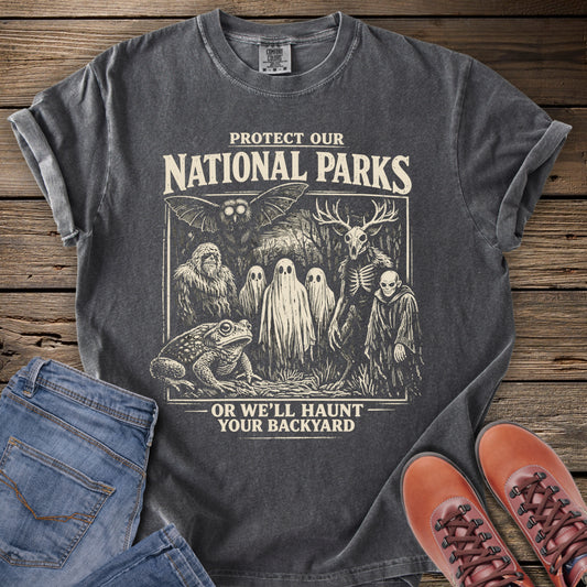Protect Our National Parks Cryptids T-Shirt