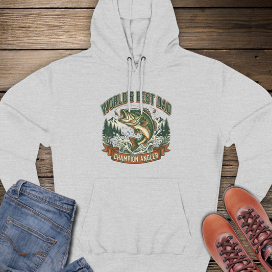 World’s Best Dad Fishing Premium Hoodie