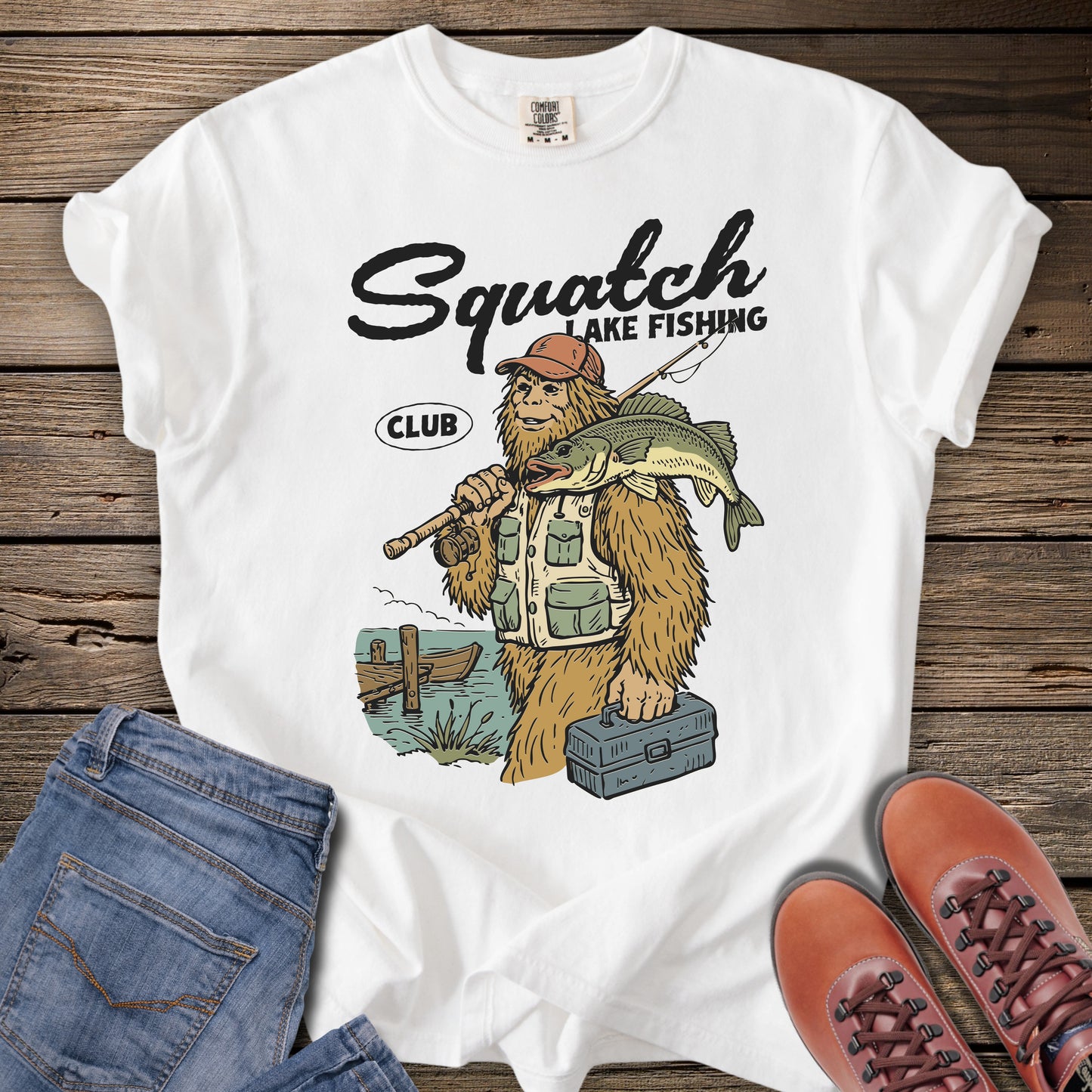 Squatch Lake Fishing Club T-Shirt