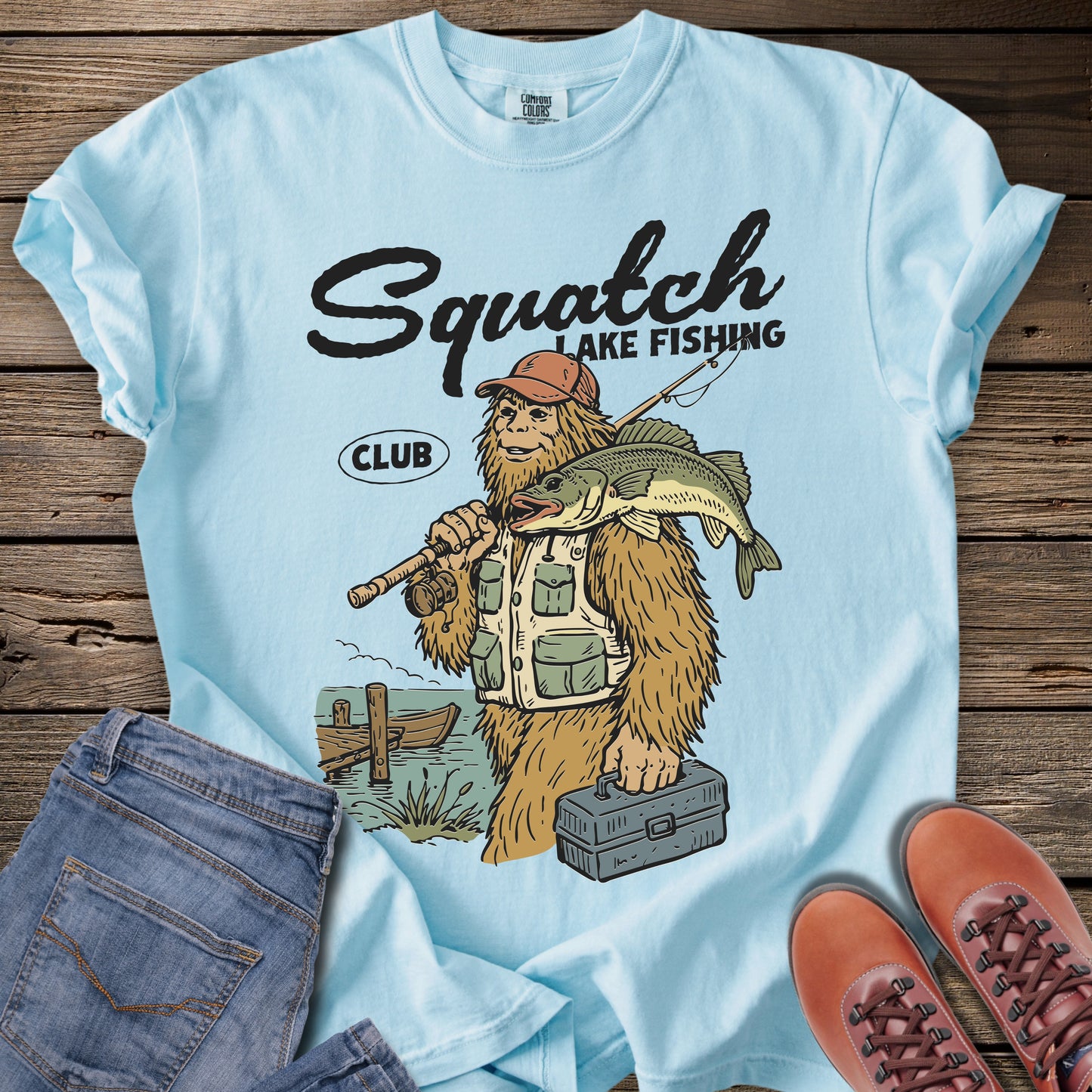 Squatch Lake Fishing Club T-Shirt