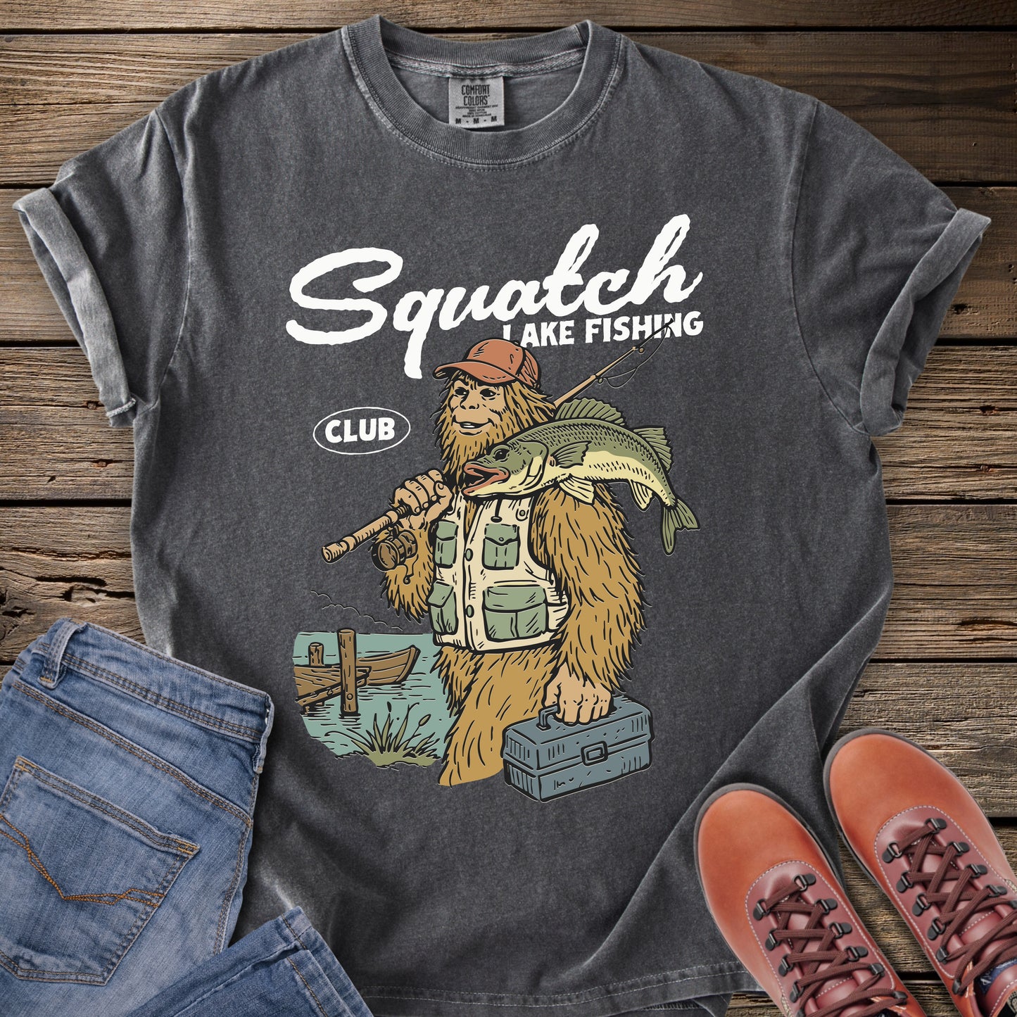 Squatch Lake Fishing Club T-Shirt