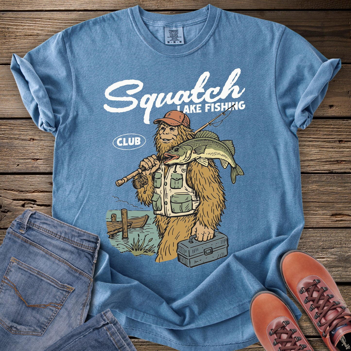 Squatch Lake Fishing Club T-Shirt