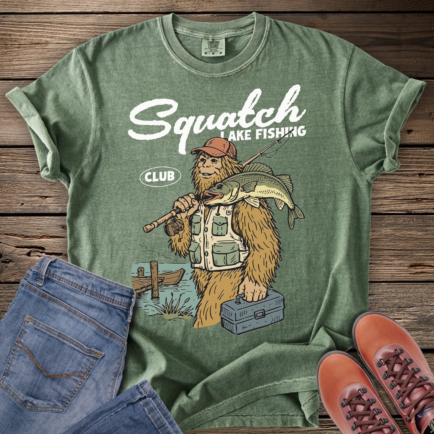 Squatch Lake Fishing Club T-Shirt