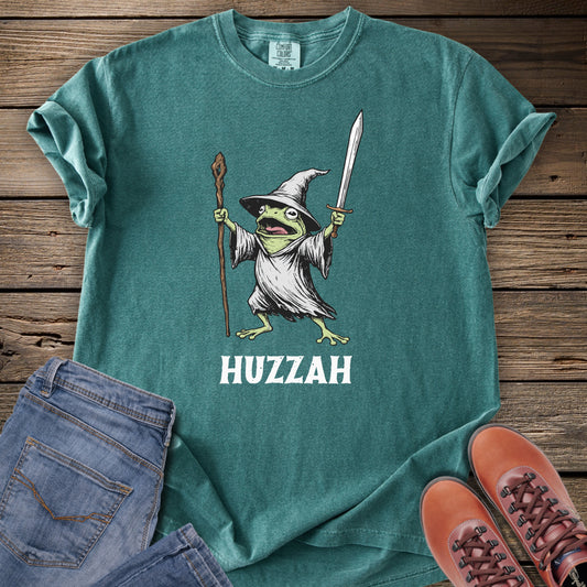 Huzzah Wizard Frog T-Shirt