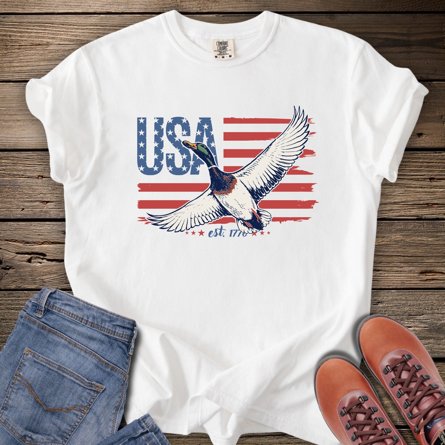 Mallard Duck USA T-Shirt