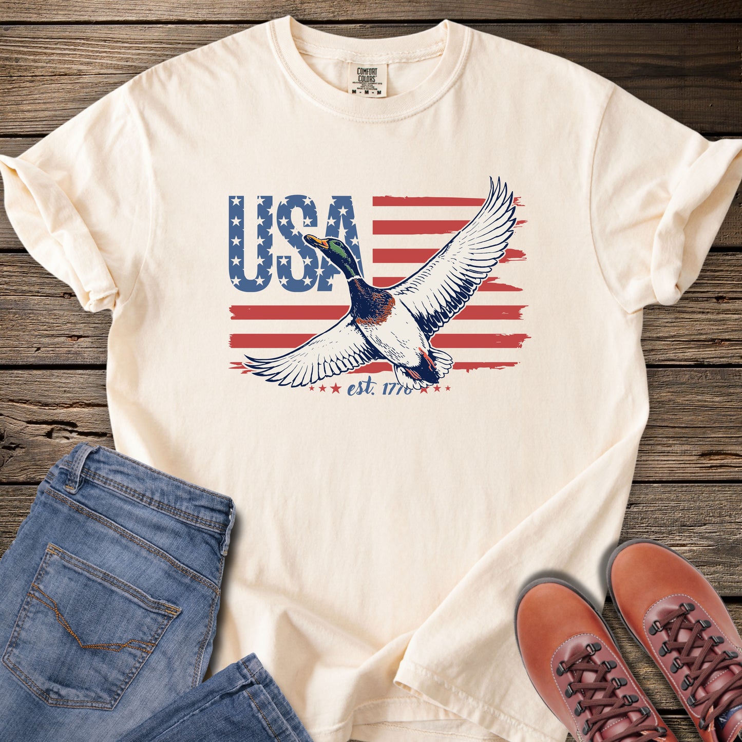 Mallard Duck USA T-Shirt