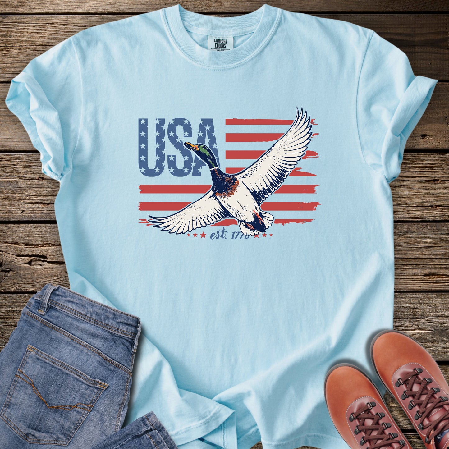 Mallard Duck USA T-Shirt
