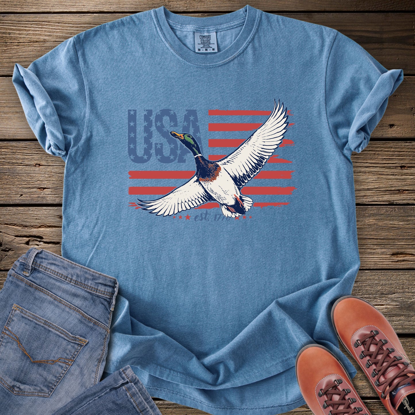 Mallard Duck USA T-Shirt