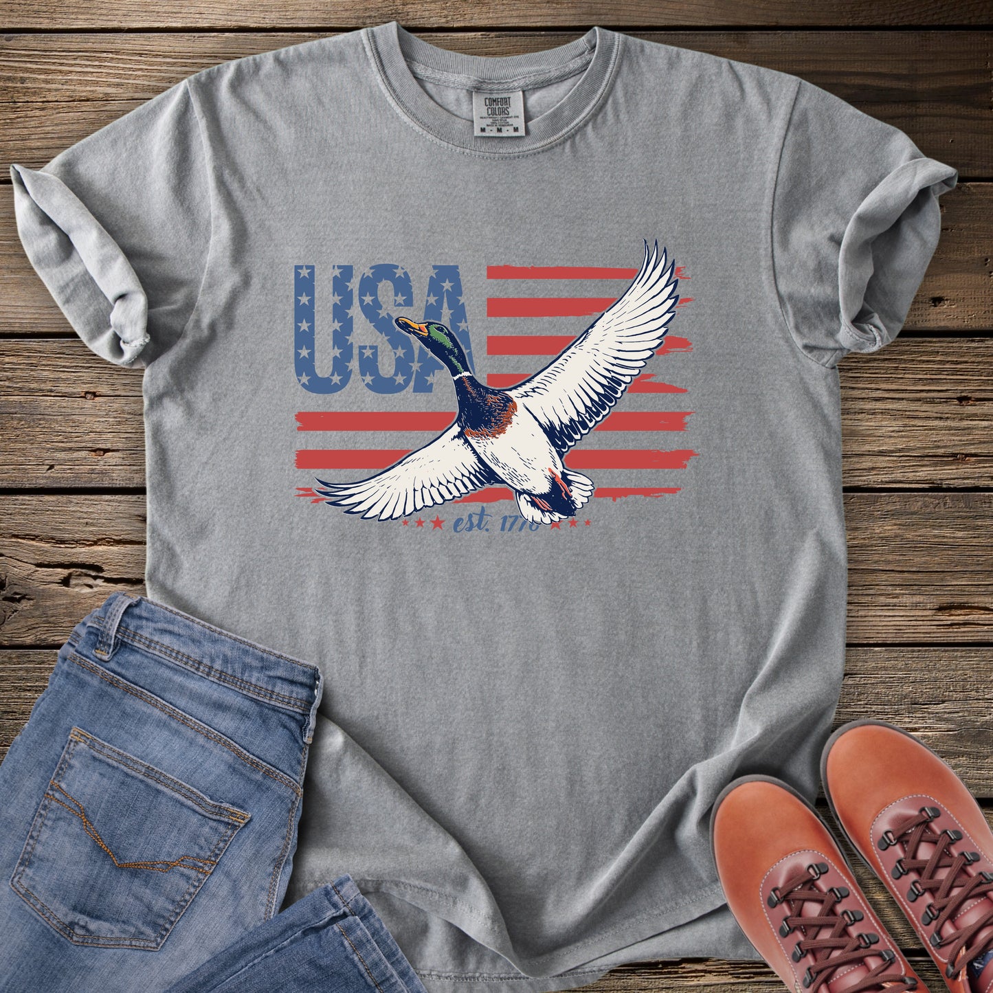Mallard Duck USA T-Shirt