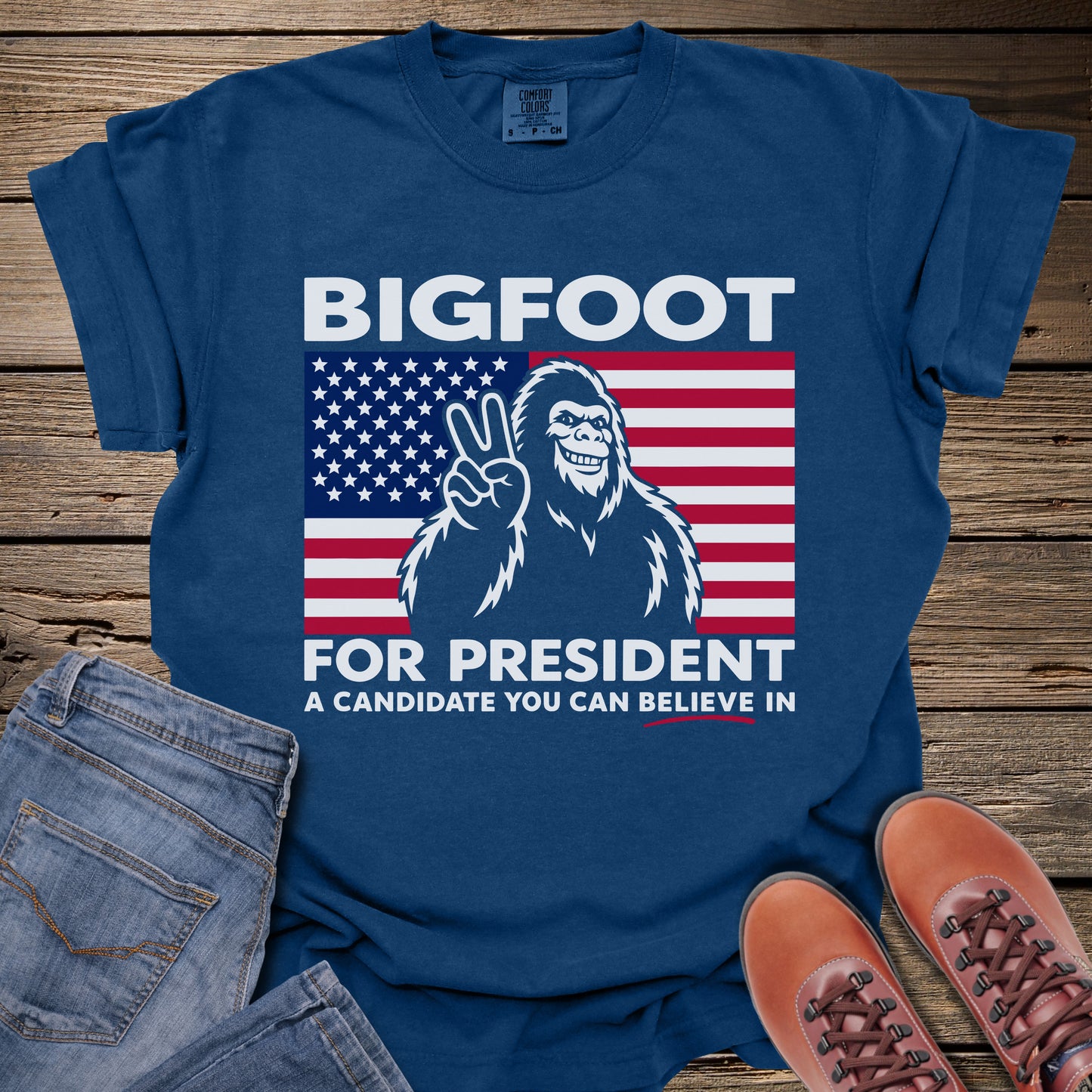 Bigfoot For President T-Shirt
