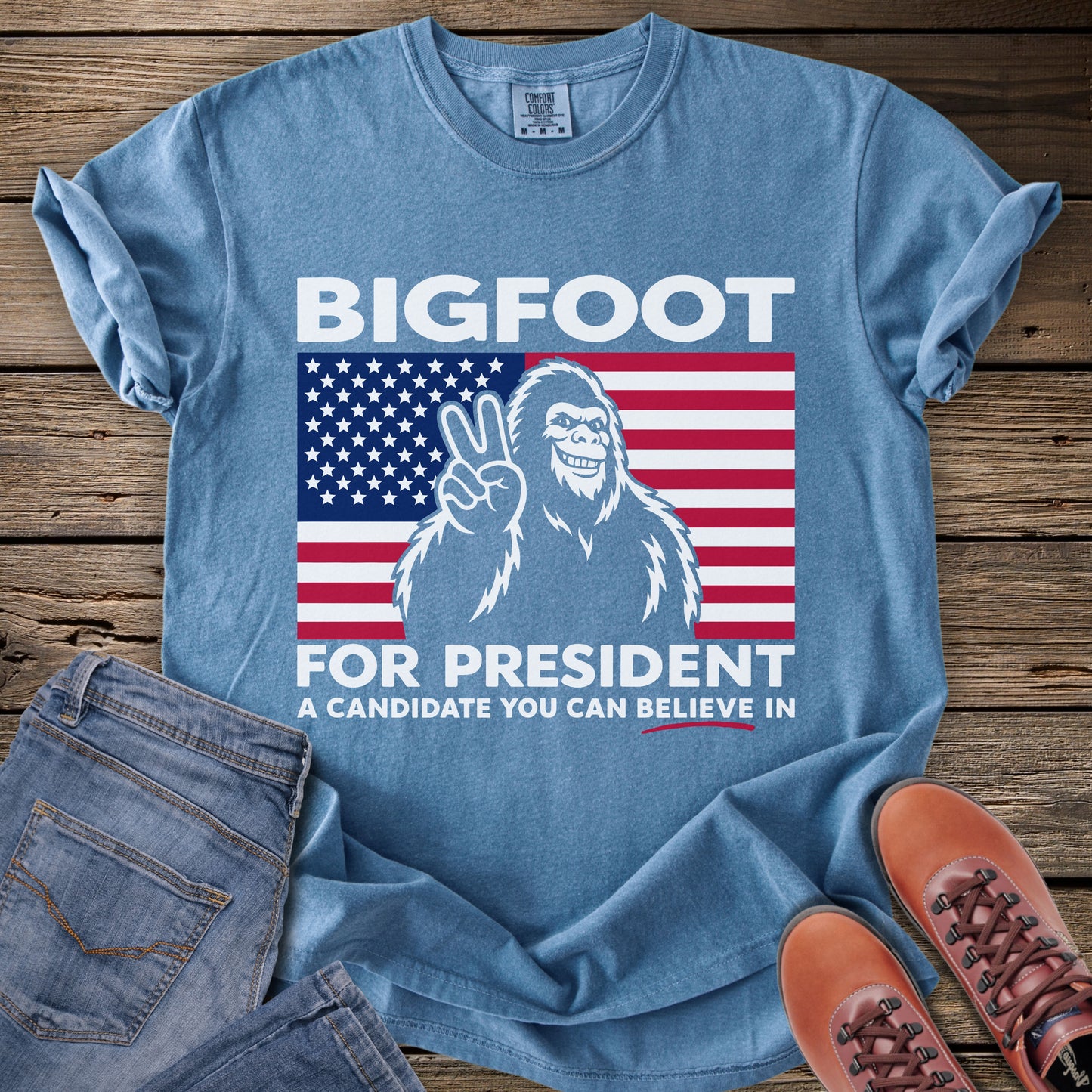 Bigfoot For President T-Shirt