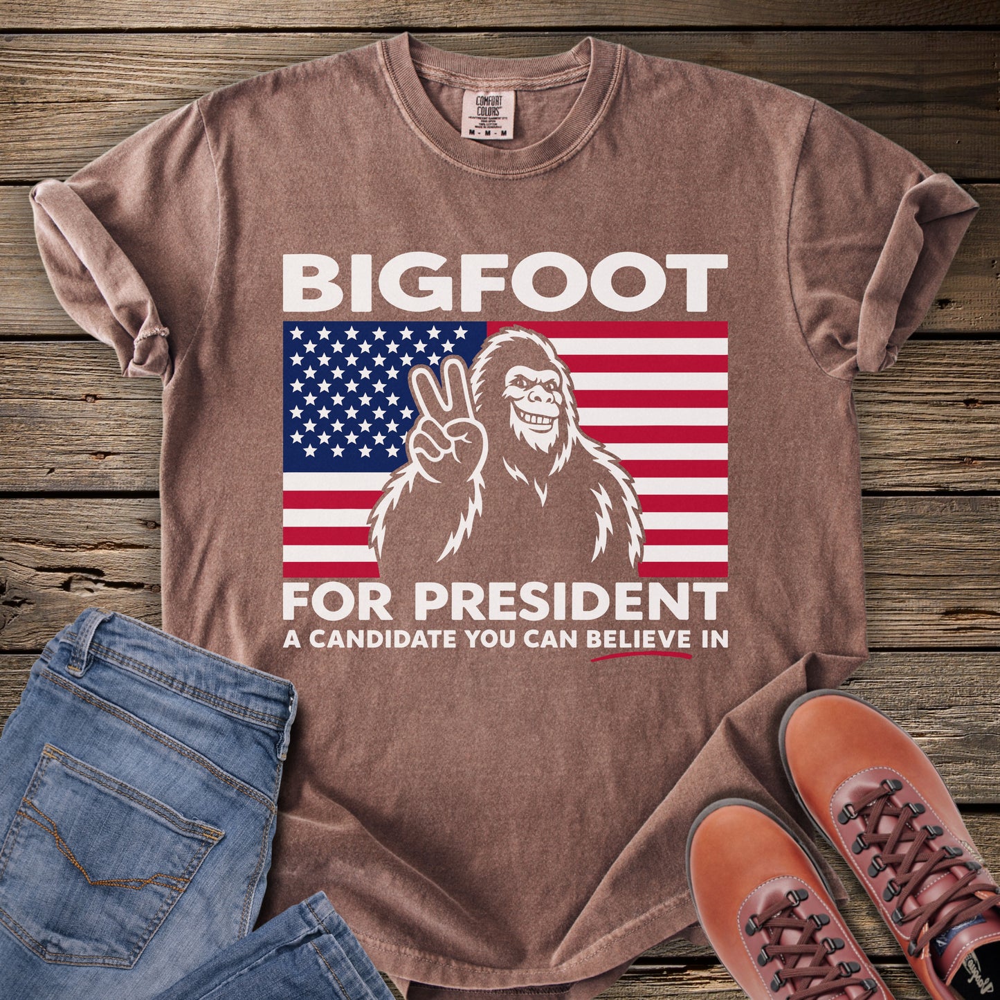 Bigfoot For President T-Shirt